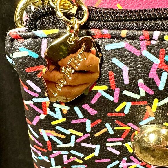 Betsey Johnson Sprinkle Candy Cupcake Teddy Bear Bag - Picture 5 of 9